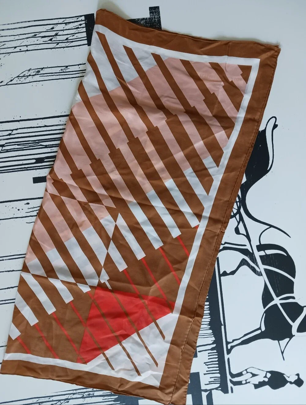Vintage Christian Dior Silk Scarf 28